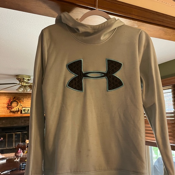 Woman’s small light blue Under Armour hoodie. Comfortable sweatshirt Small - Picture 2 of 5